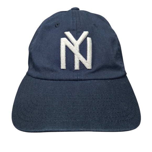 Vintage American Needle MLB New York Yankees Throwback Strapback Hat Rare Block‎